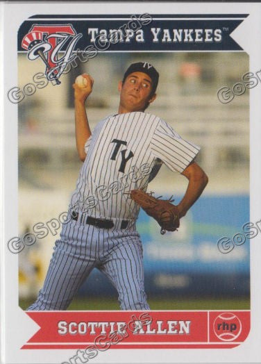 2013 Tampa Yankees Scottie Allen
