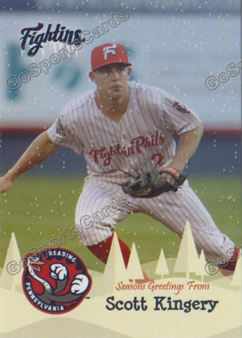 2016 Reading Fightin Phils Holiday Scott Kingery