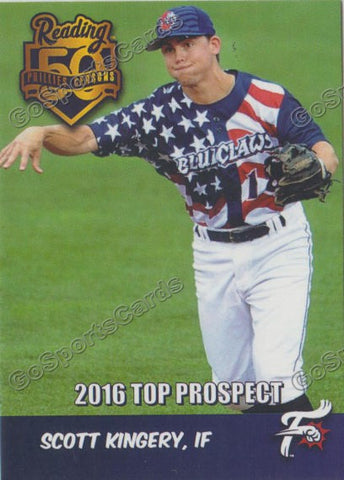 2016 Reading Fightin Phils Top Prospect 25 Scott Kingery
