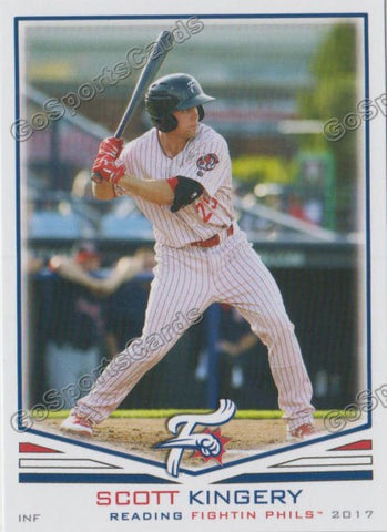 2017 Reading Fightin Phils Scott Kingery