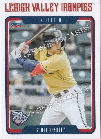 2023 Lehigh Valley IronPigs Scott Kingery