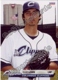 2010 Columbus Clippers Scott Lewis