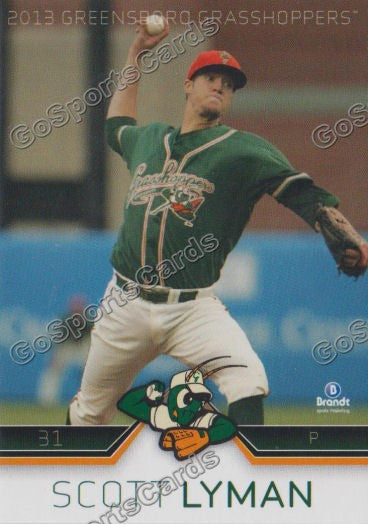 2013 Greensboro Grasshoppers Scott Lyman