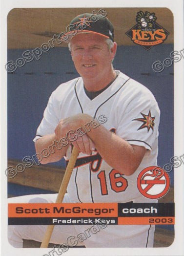 2003 Frederick Keys SGA Scott McGregor