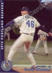 2010 Portland Beavers Scott Munter