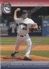 2012 Mahoning Valley Scrappers Scott Peoples