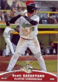 2009 Clinton LumberKings Scott Savastano