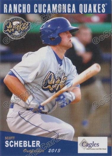 2013 Rancho Cucamonga Quakes Scott Schebler