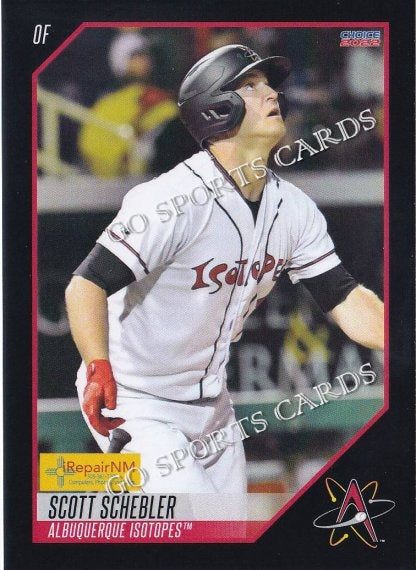 2022 Albuquerque Isotopes SGA Scott Schebler