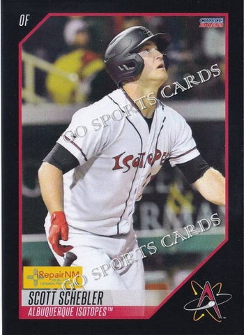 2022 Albuquerque Isotopes SGA Scott Schebler