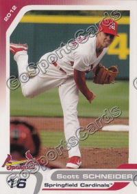 2012 Springfield Cardinals Scott Schneider