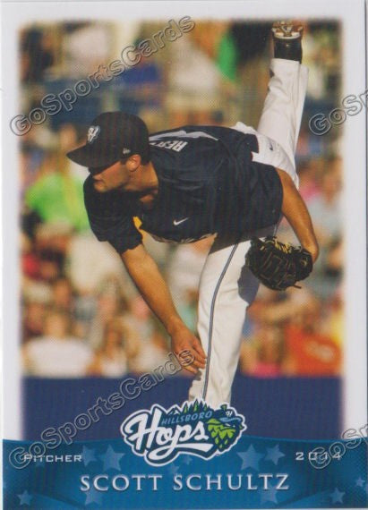 2014 Hillsboro Hops Scott Schultz