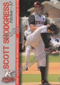 2012 Kannapolis Intimidators Scott Snodgress