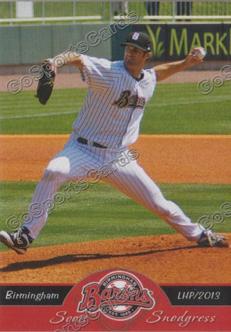 2013 Birmingham Barons Scott Snodgress