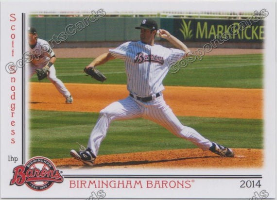 2014 Birmingham Barons Scott Snodgress