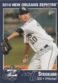 2010 New Orleans Zephyrs Scott Strickland