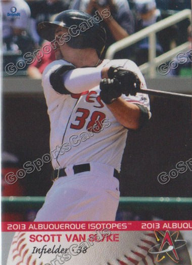 2013 Albuquerque Isotopes Scott Van Slyke