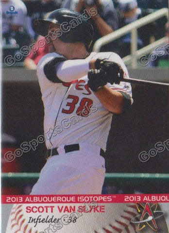 2013 Albuquerque Isotopes Scott Van Slyke