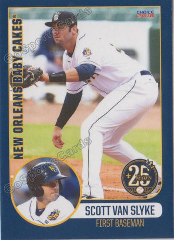 2018 New Orleans Baby Cakes Scott Van Slyke
