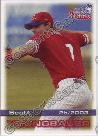 2003 Clearwater Phillies Scott Youngbauer