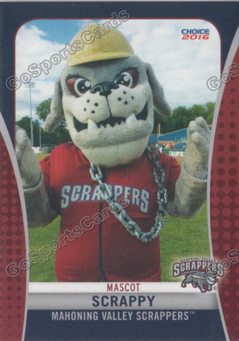2016 Mahoning Valley Scrappers Scrappy Mascot
