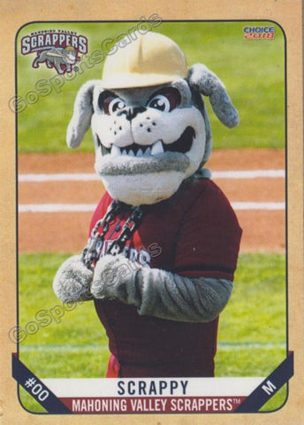 2018 Mahoning Valley Scrappers Scrappy Mascot
