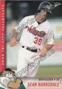 2009 Tri City ValleyCats Sean Barksdale