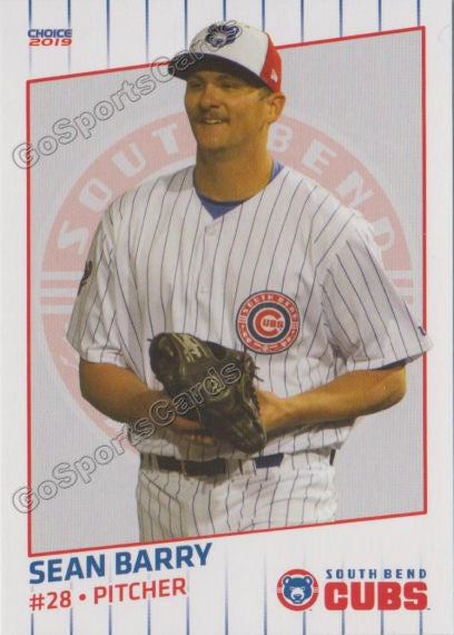2019 South Bend Cubs Sean Barry – Go Sports Cards