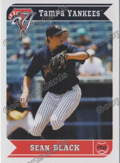 2013 Tampa Yankees Sean Black