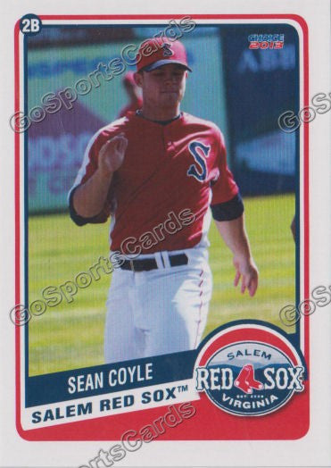 2013 Salem Red Sox Sean Coyle