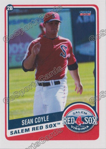 2013 Salem Red Sox Sean Coyle