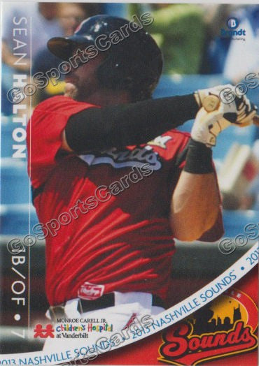 2013 Nashville Sounds Sean Halton
