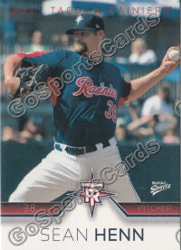 2012 Tacoma Rainiers Sean Henn