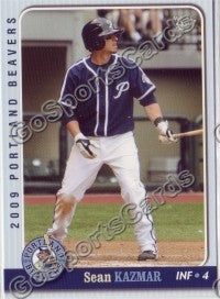 2009 Portland Beavers Sean Kazmar