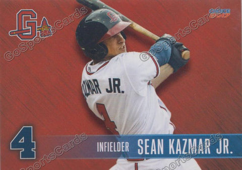 2017 Gwinnett Braves Sean Kazmar Jr