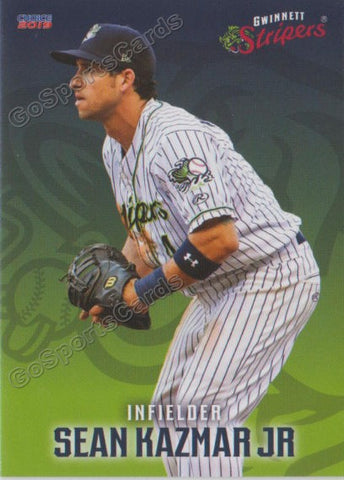 2019 Gwinnett Stripers Sean Kazmar Jr