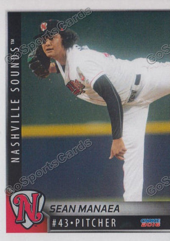 2016 Nashville Sounds Sean Manaea