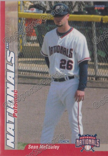 2013 Potomac Nationals Sean McCauley