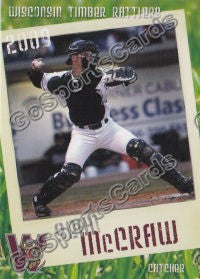 2009 Wisconsin Timber Rattlers Sean McCraw
