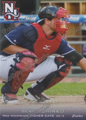 2013 New Hampshire Fisher Cats Sean Ochinko