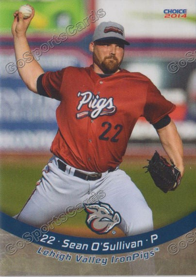 2014 Lehigh Valley IronPigs Sean O'Sullivan