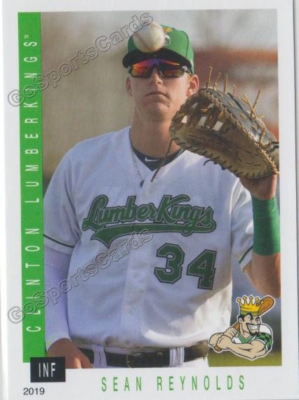 2019 Clinton LumberKings Sean Reynolds