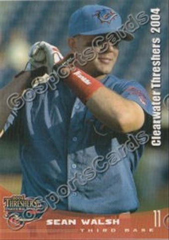 2004 Clearwater Threshers Sean Walsh