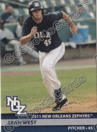 2011 New Orleans Zephyrs Sean West