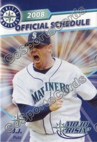 2008 Seattle Mariners Putz Pocket Schedule