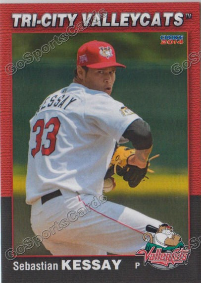2014 Tri City ValleyCats Sebastian Kessay