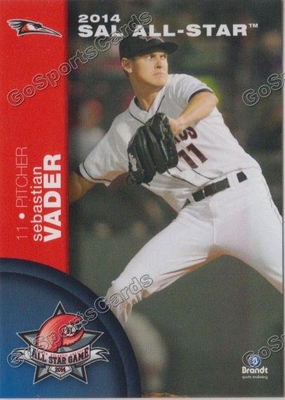 2014 South Atlantic League All Star ND Sebastian Vader