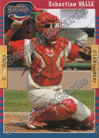 2011 Clearwater Threshers Sebastian Valle