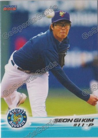 2012 Everett AquaSox Seon Gi Kim