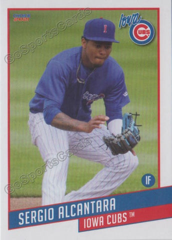 2021 Iowa Cubs Sergio Alcantara